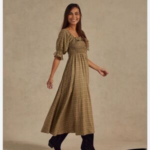 Rylee & Cru Birdie Dress Flower Block